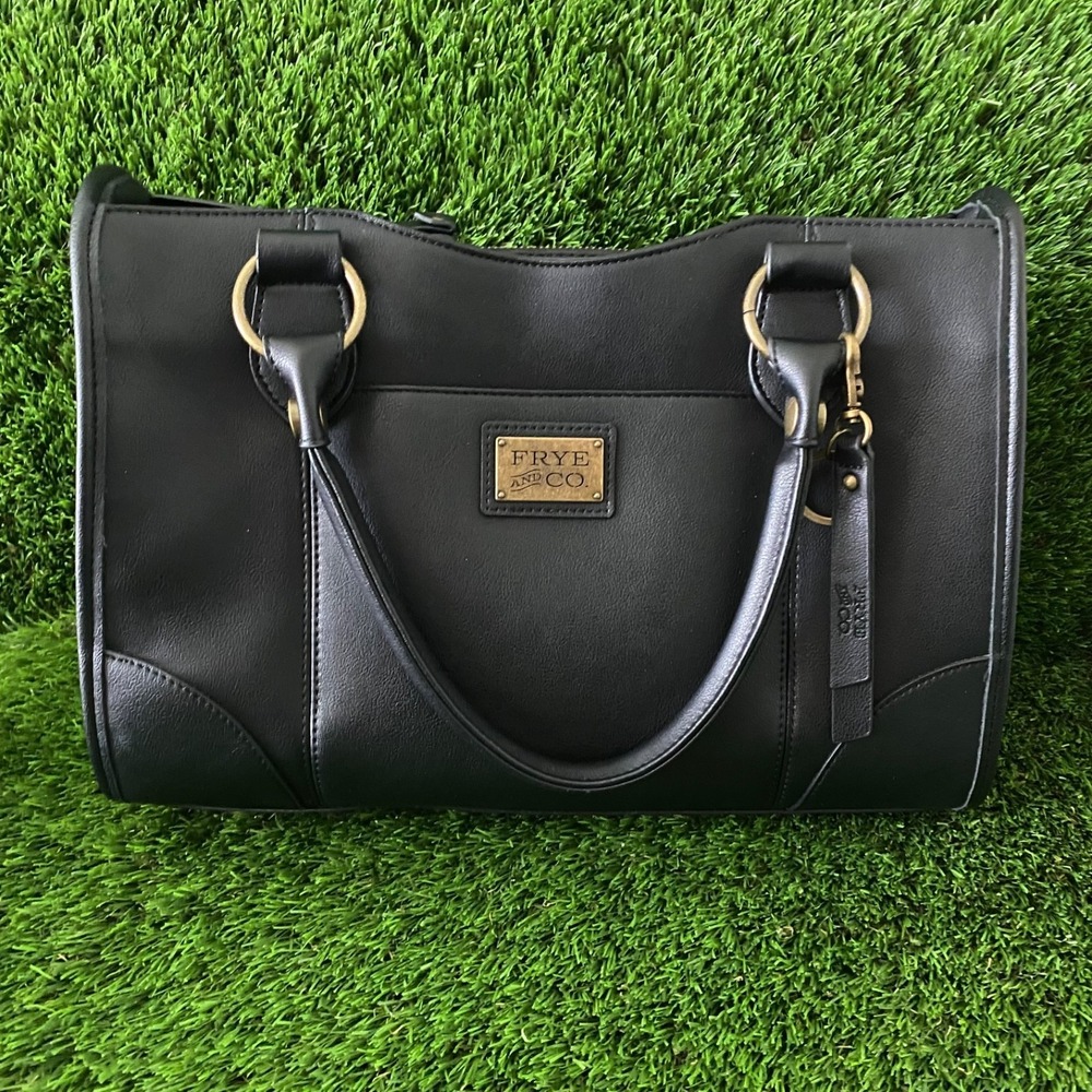 Frye and Co Satchel Shoulder bag leather (with cross body strap) 14x10x5